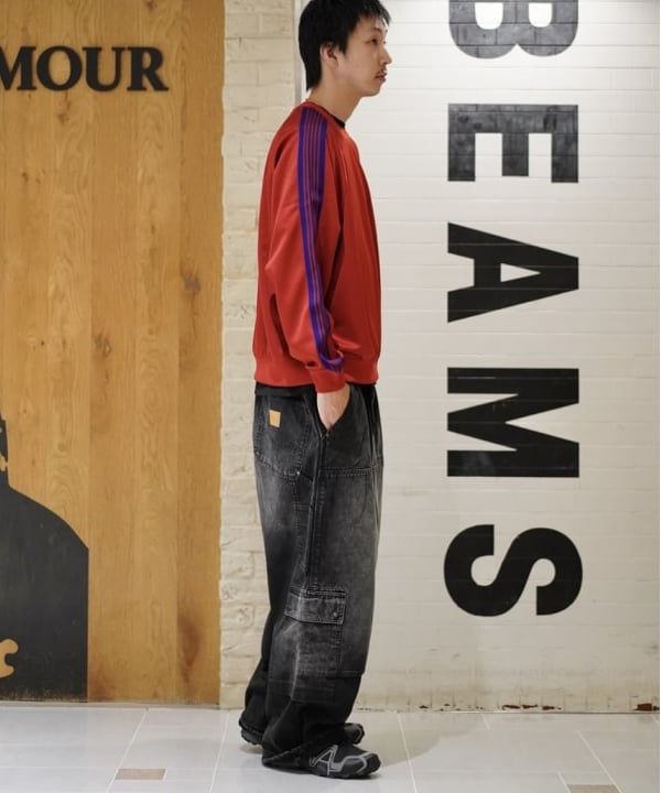 rogiさんの「BEAMS WOMEN｜ワイドストレート ダック ダブルニー カーゴパンツ」を使ったコーディネート