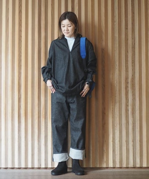 ピルグリムサーフ+サプライ/ネイビーナイロンジャケット ピルグリムサーフ+サプライ/ネイビーナイロンジャケット Pilgrim