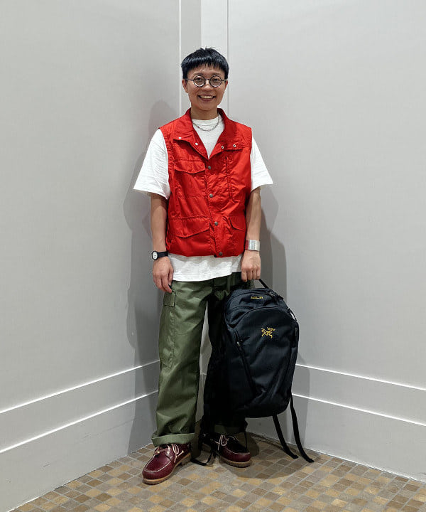 土田 達也さんの「BEAMS WOMEN｜SIERRA DESIGNS × BEAMS PLUS / 別注 PACKABLE PANAMINT VEST」を使ったコーディネート