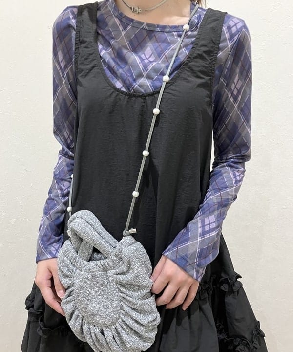 加歩さんの「BEAMS WOMEN｜GHOSPELL / Nelle Mini Dress」を使ったコーディネート