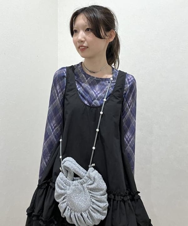 加歩さんの「BEAMS WOMEN｜GHOSPELL / Nelle Mini Dress」を使ったコーディネート