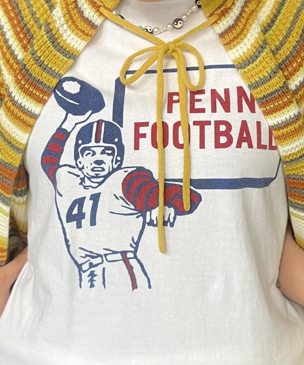 あゆさんの「BEAMS WOMEN｜【別注】GOOD ROCK SPEED / カレッジ ロングスリーブ Tシャツ」を使ったコーディネート