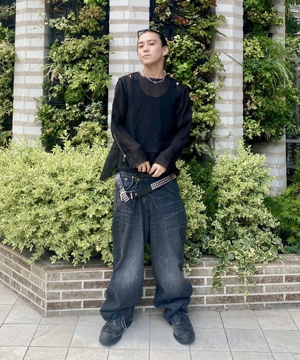 はるひむさんの「BEAMS WOMEN｜maturely / メッシュ トップ ロングスリーブ」を使ったコーディネート