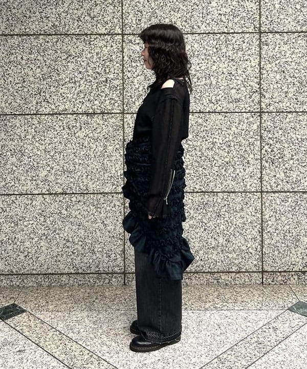 Sakiさんの「BEAMS WOMEN｜maturely / メッシュ トップ ロングスリーブ」を使ったコーディネート