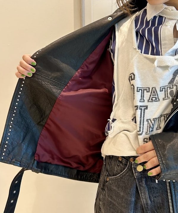 ナツハさんの「BEAMS WOMEN｜maturely / ストライプ アンド ソリッド カットオフ ロングスリーブ シャツ」を使ったコーディネート