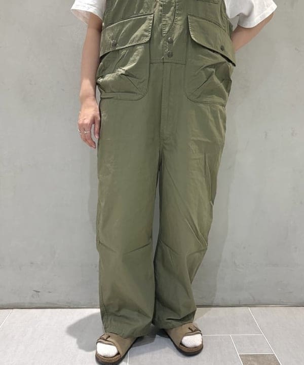 kawaiさんの「BEAMS WOMEN｜コットンウェザー ハンティングベスト オールインワン」を使ったコーディネート