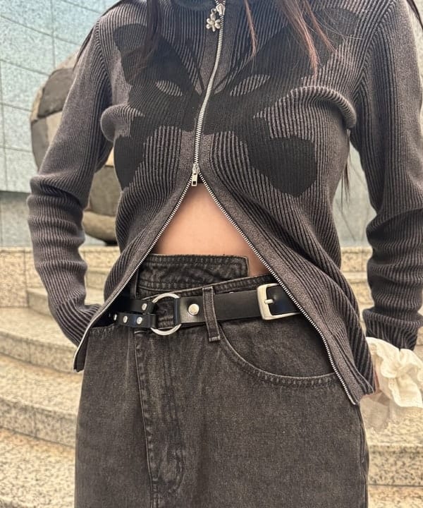 amiriさんの「BEAMS WOMEN｜ダブル レザー ベルト」を使ったコーディネート