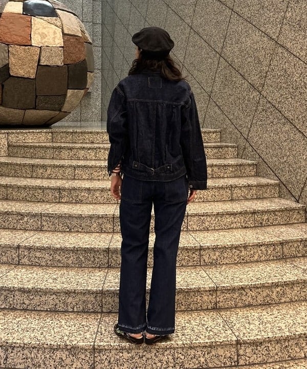 ばるたんさんの「BEAMS WOMEN｜デニム ブッシュ パンツ」を使ったコーディネート