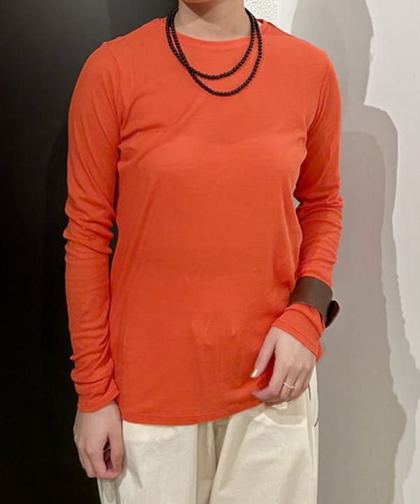 早川 萌子さんの「BEAMS WOMEN｜シアーコットン ロングスリーブT」を使ったコーディネート