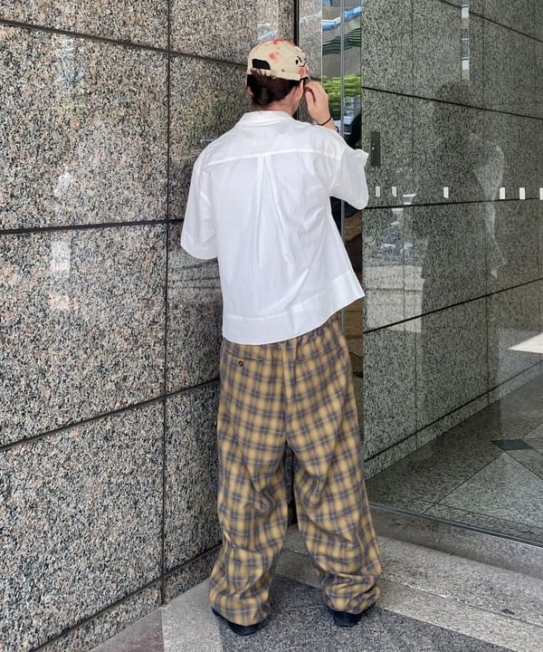 はるひむさんの「BEAMS WOMEN｜AK+1 / ハーフスリーブ コットン シャツ」を使ったコーディネート