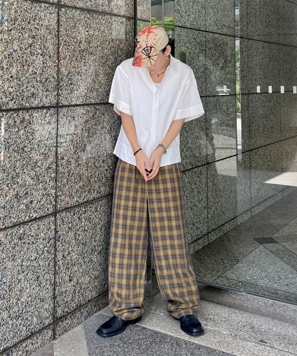 はるひむさんの「BEAMS WOMEN｜AK+1 / ハーフスリーブ コットン シャツ」を使ったコーディネート