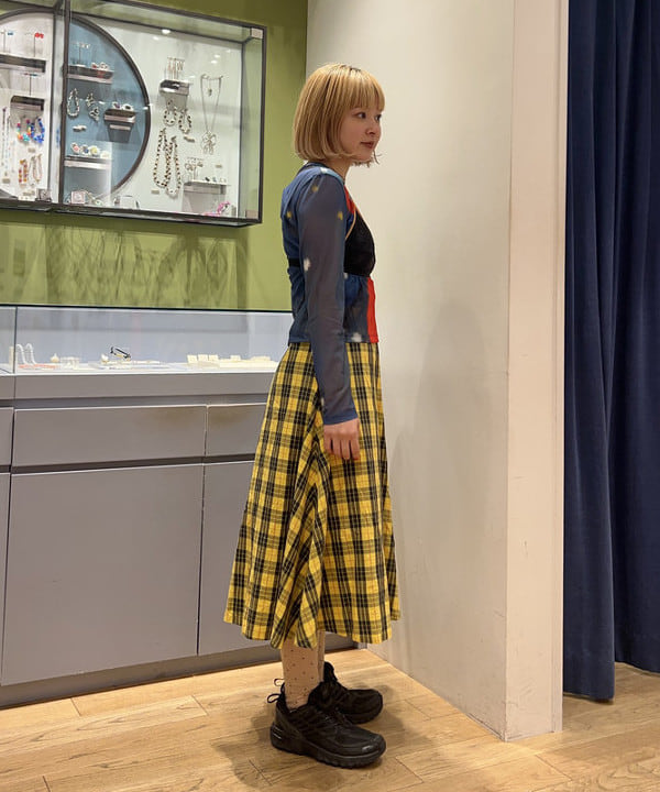 ナカノ アイさんの「BEAMS WOMEN｜フラット ボールチェーン ネックレス」を使ったコーディネート