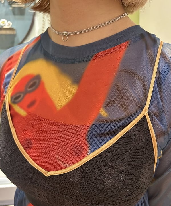 ナカノ アイさんの「BEAMS WOMEN｜フラット ボールチェーン ネックレス」を使ったコーディネート