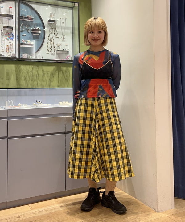 ナカノ アイさんの「BEAMS WOMEN｜フラット ボールチェーン ネックレス」を使ったコーディネート