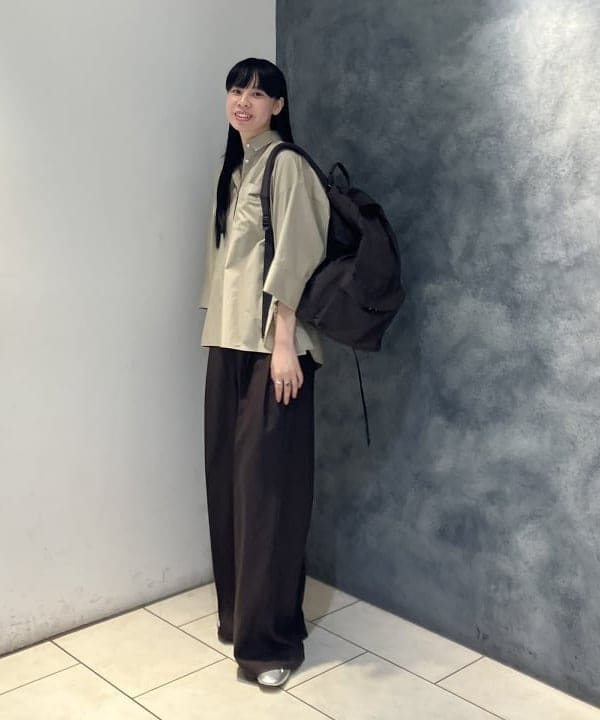 OSUMIさんの「BEAMS WOMEN｜ワイドスリーブ シャツ」を使ったコーディネート