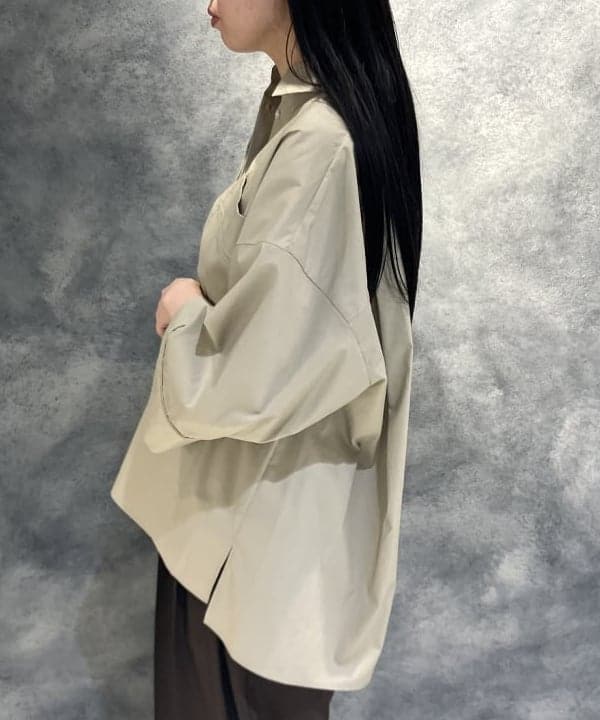 OSUMIさんの「BEAMS WOMEN｜ワイドスリーブ シャツ」を使ったコーディネート