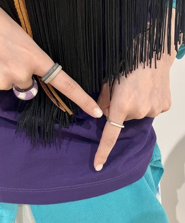 小原 もこさんの「BEAMS WOMEN｜【別注】Wrangler &times; maturely / フリンジ ショートスリーブ Tシャツ」を使ったコーディネート