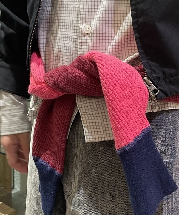 マツミヤさんの「BEAMS WOMEN｜フロッキー デニム ワイド パンツ」を使ったコーディネート