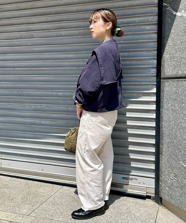 ナツハさんの「BEAMS WOMEN｜コットン ミリタリー フード ジャケット」を使ったコーディネート