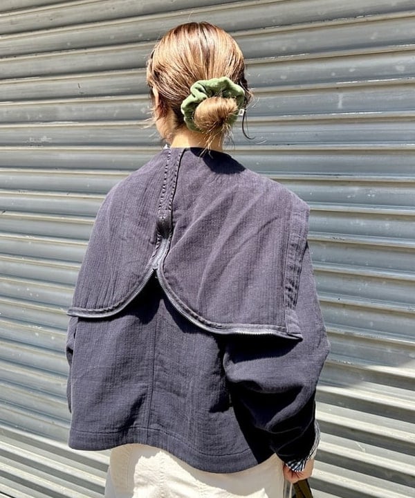 ナツハさんの「BEAMS WOMEN｜コットン ミリタリー フード ジャケット」を使ったコーディネート