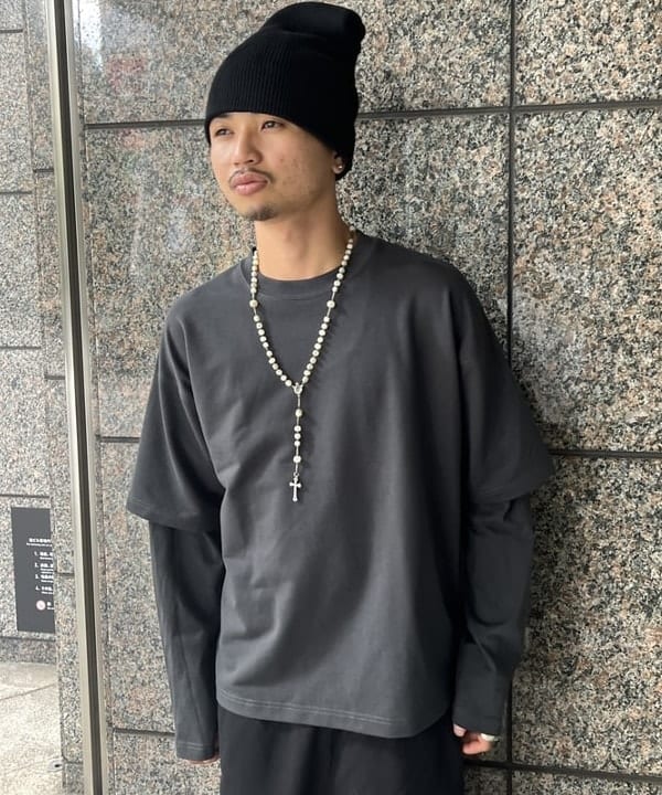 ムファサさんの「BEAMS WOMEN｜レイヤード Tシャツ」を使ったコーディネート