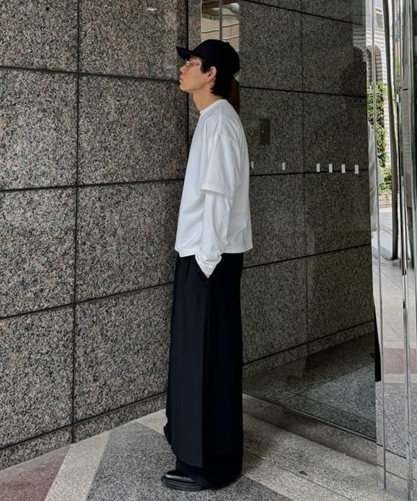 配島 孝明さんの「BEAMS WOMEN｜レイヤード Tシャツ」を使ったコーディネート