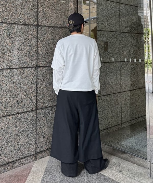 配島 孝明さんの「BEAMS WOMEN｜レイヤード Tシャツ」を使ったコーディネート