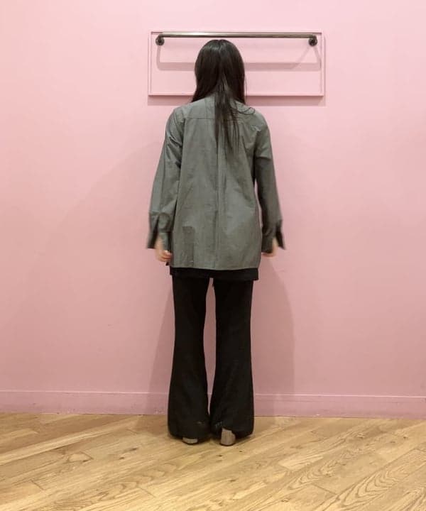 晶さんの「BEAMS WOMEN｜maturely / オーガニック コットン ハート フリルシャツ」を使ったコーディネート