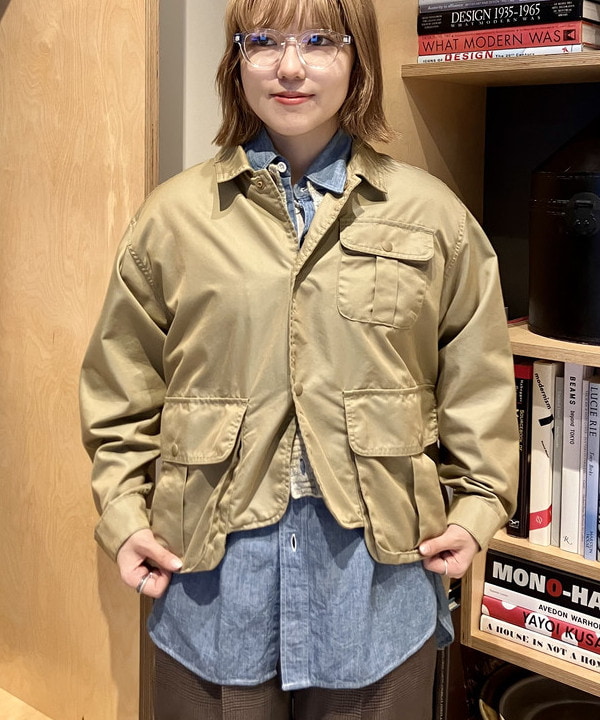 小原 もこさんの「BEAMS WOMEN｜【別注】Healthknit / BB ヘンリーネック Tシャツ ７分袖」を使ったコーディネート