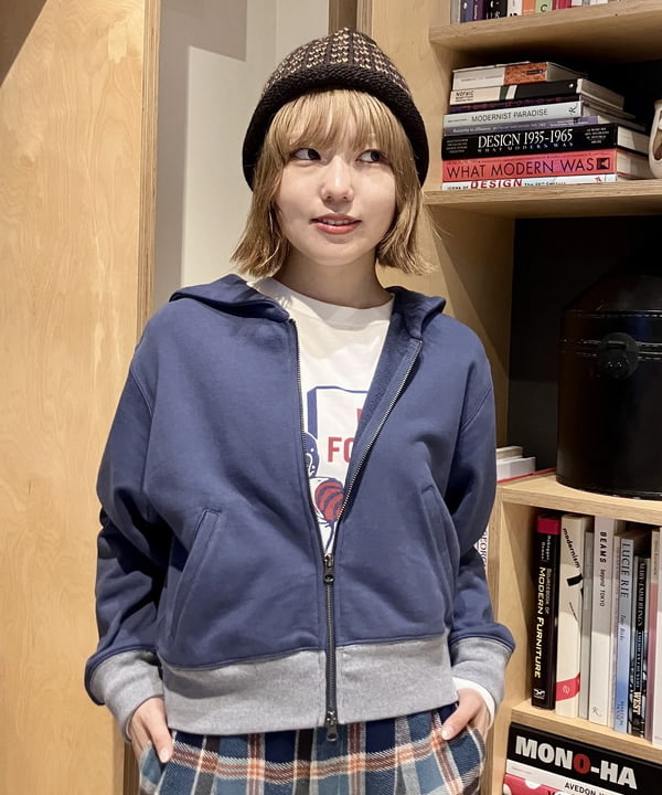 小原 もこさんの「BEAMS WOMEN｜デニム エンジニア ジャケット」を使ったコーディネート