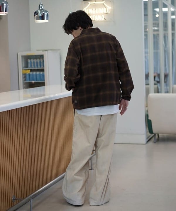 SUDOさんの「BEAMS WOMEN｜ワイド ダスティー イージーパンツ」を使ったコーディネート