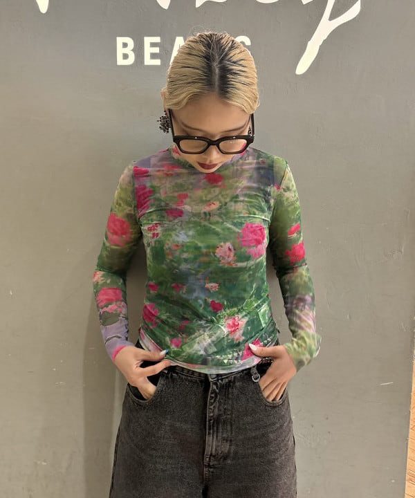 山本 里南さんの「BEAMS WOMEN｜デニム ハーフ パンツ」を使ったコーディネート