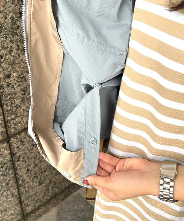 ばるたんさんの「BEAMS WOMEN｜【別注】LACOSTE / ボーダー ハーフスリーブ ドレス」を使ったコーディネート