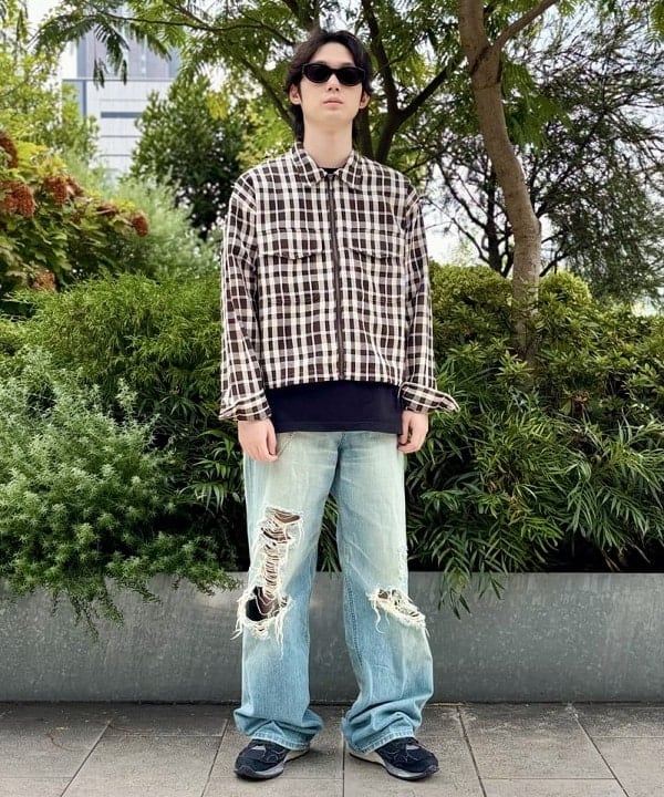 トップス beams ssz kursed knit BEAMS（ビームス）【タイムセール】9ゲージ スラブ クルーネック
