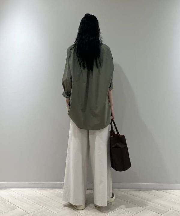 nodokaさんの「BEAMS WOMEN｜TICCA / コットン スクエア ビッグシャツ」を使ったコーディネート