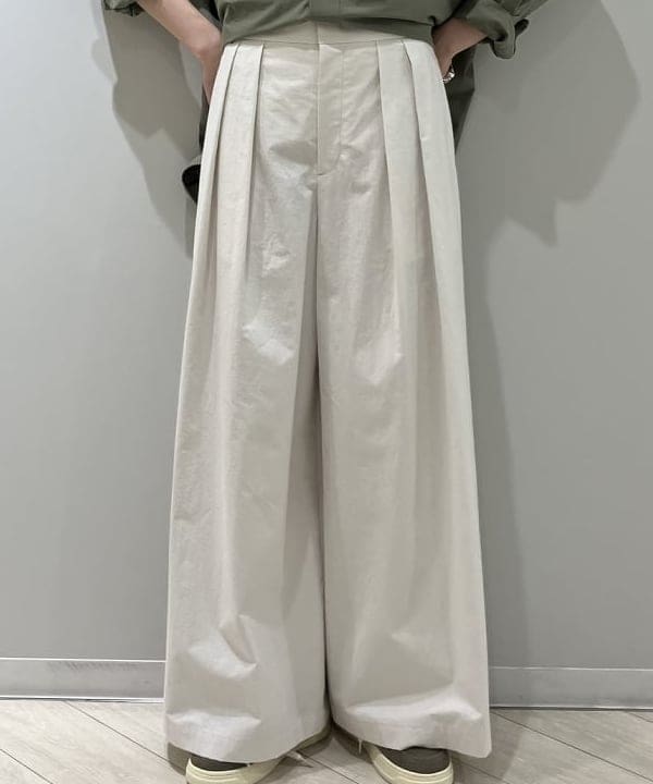 nodokaさんの「BEAMS WOMEN｜TICCA / コットン スクエア ビッグシャツ」を使ったコーディネート