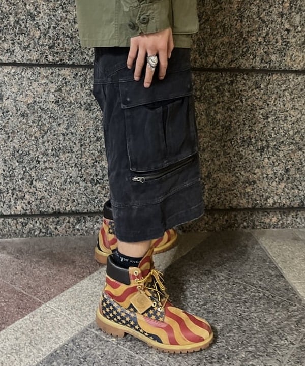 ムファサさんの「BEAMS WOMEN｜フェード カーゴパンツ」を使ったコーディネート