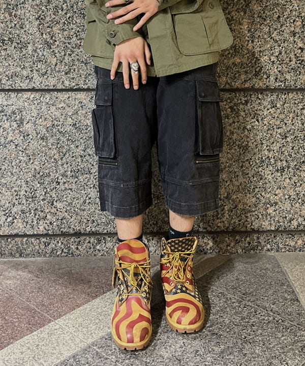 ムファサさんの「BEAMS WOMEN｜フェード カーゴパンツ」を使ったコーディネート