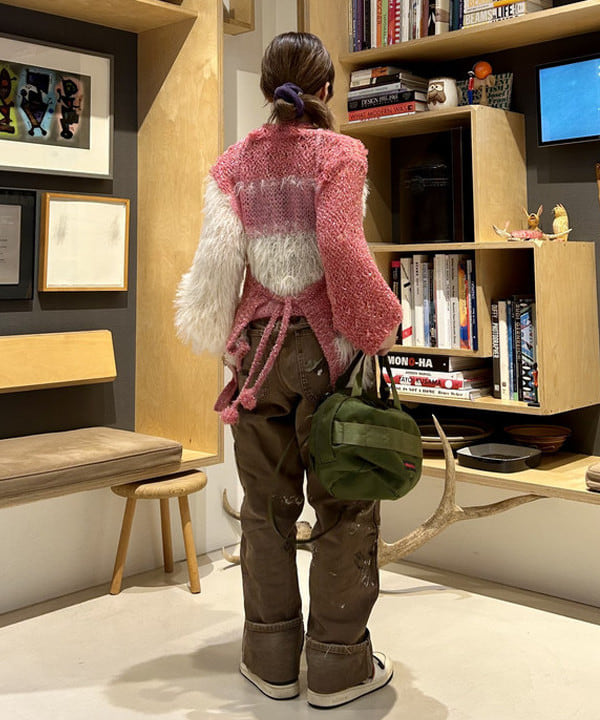 ナツハさんの「BEAMS WOMEN｜maturely / スリーヤーン ボウタイ ロングスリーブ」を使ったコーディネート