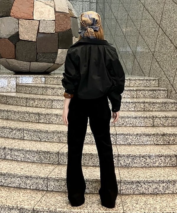 小原 もこさんの「BEAMS WOMEN｜maturely / コットン シルク ジッパー ブルゾン」を使ったコーディネート