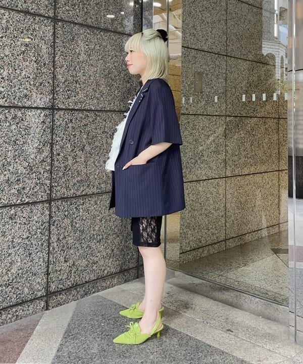 まゆちゃんさんの「BEAMS WOMEN｜フリンジ ジャカード キャミソール」を使ったコーディネート