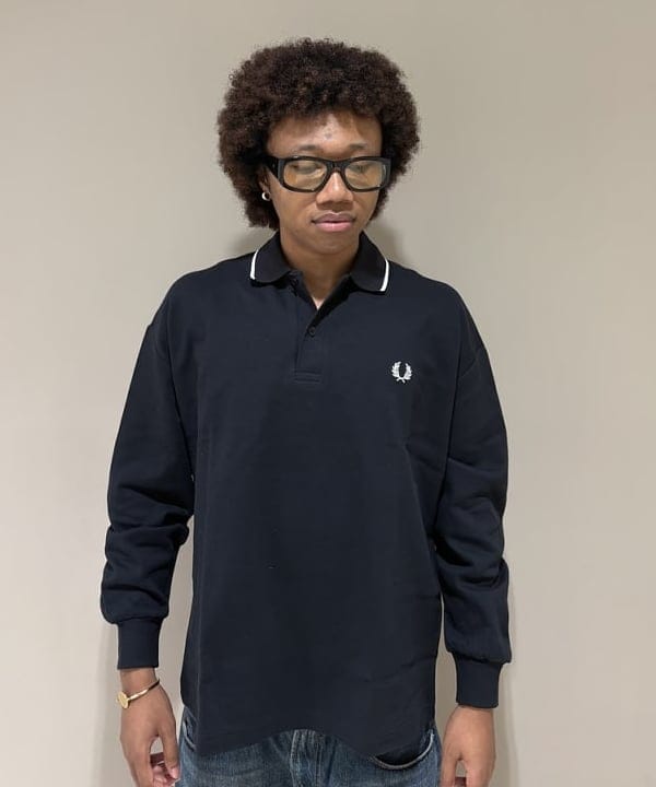 NADEL ナデールさんの「BEAMS WOMEN｜【別注】FRED PERRY / SINGLE TIP RELAX PIQUE TEXTURE SHIRT」を使ったコーディネート