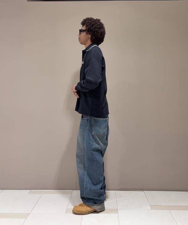 NADEL ナデールさんの「BEAMS WOMEN｜【別注】FRED PERRY / SINGLE TIP RELAX PIQUE TEXTURE SHIRT」を使ったコーディネート