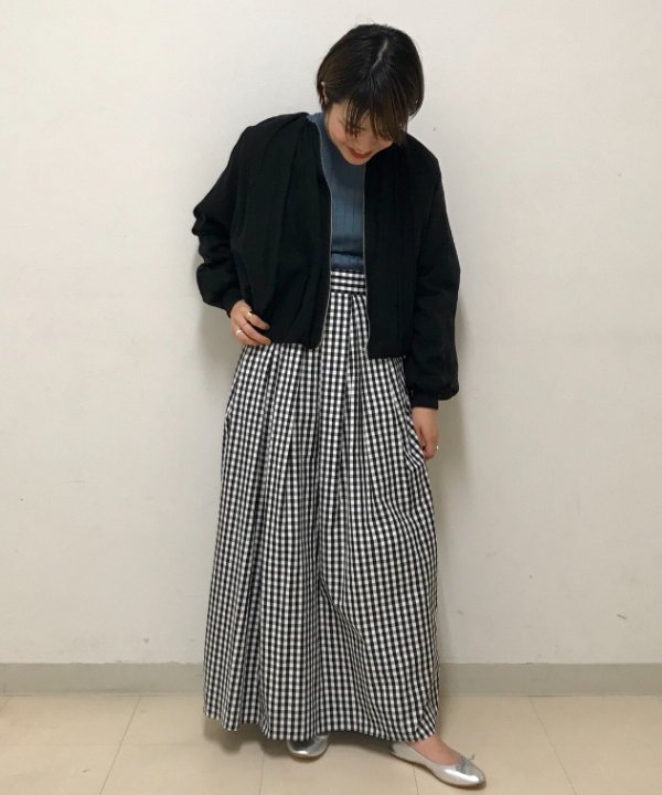 harukaさんの「BEAMS WOMEN｜Demi-Luxe BEAMS / スムース バレエシューズ」を使ったコーディネート