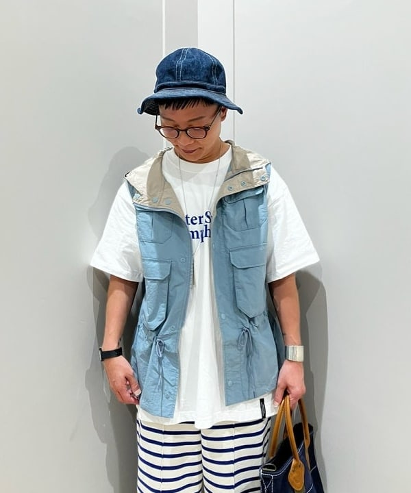 土田 達也さんの「BEAMS WOMEN｜マウンテン パーカー ベスト」を使ったコーディネート