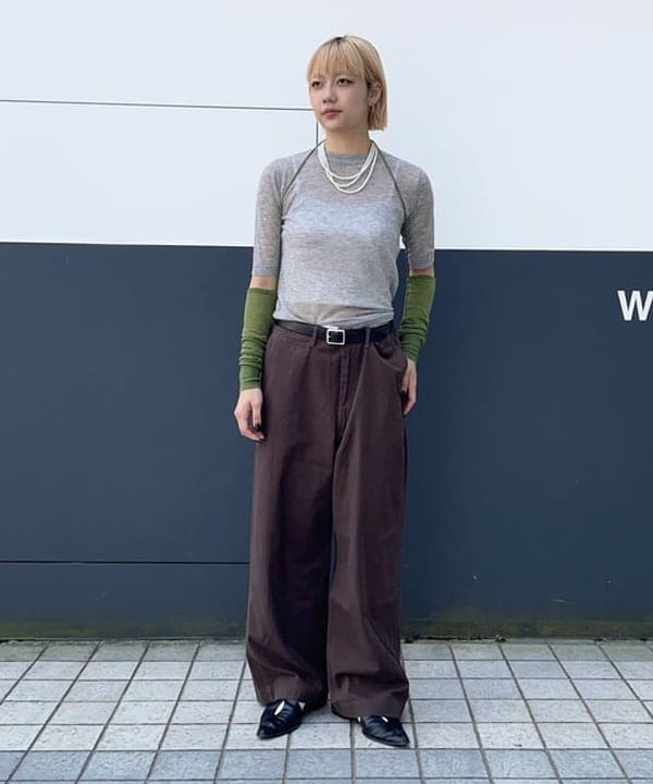 秋ニットの新常識。「透けるのに、あたたかい」シアーウールという選択