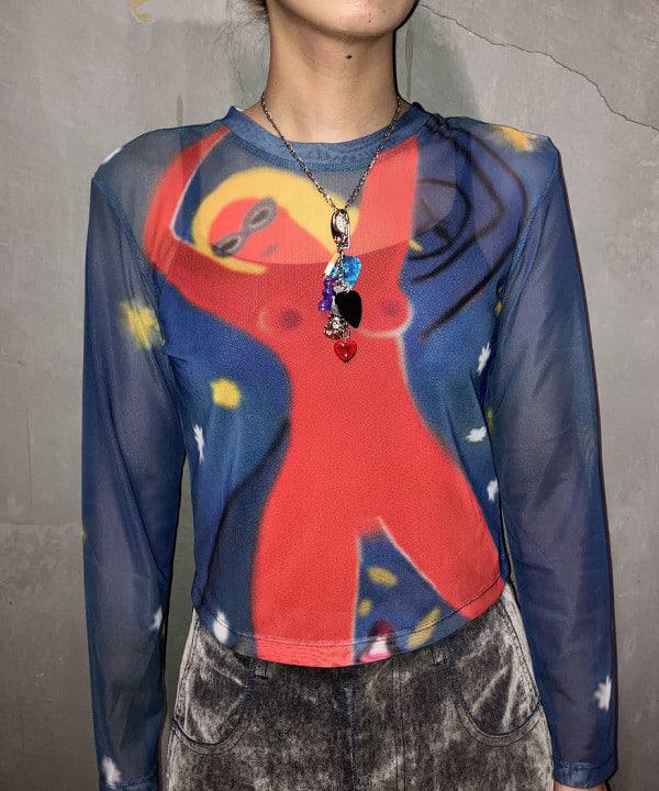 シマダリツコさんの「BEAMS WOMEN｜フロッキー デニム ワイド パンツ」を使ったコーディネート