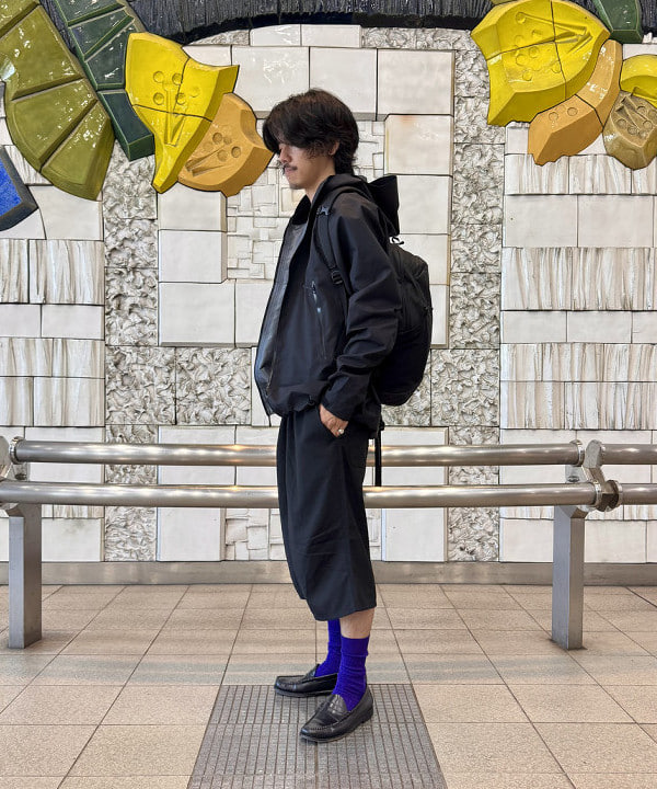 BEAMS フリースイージーピーコート　ネイビー XL BEAMS（ビームス）の「BEAMS / フリース イージー ピーコート