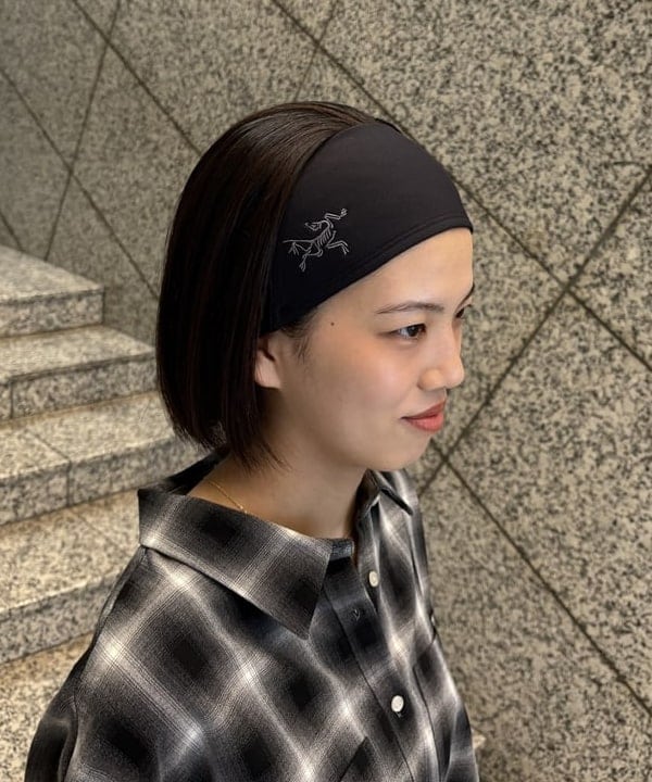 吉田 花さんの「BEAMS WOMEN｜オンブレチェック ビッグ シャツ」を使ったコーディネート