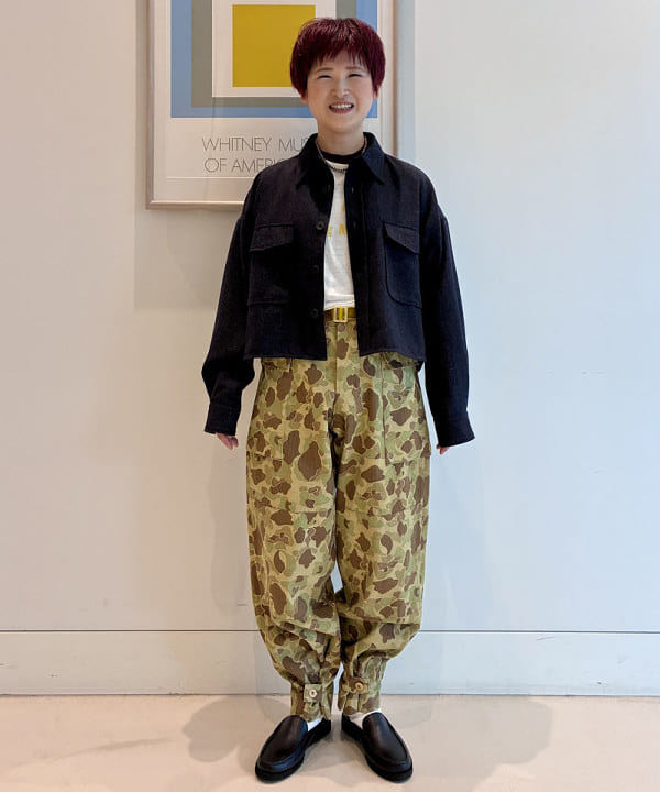 木村 梨香さんの「BEAMS WOMEN｜ショート ヘリンボーン CPO ジャケット」を使ったコーディネート